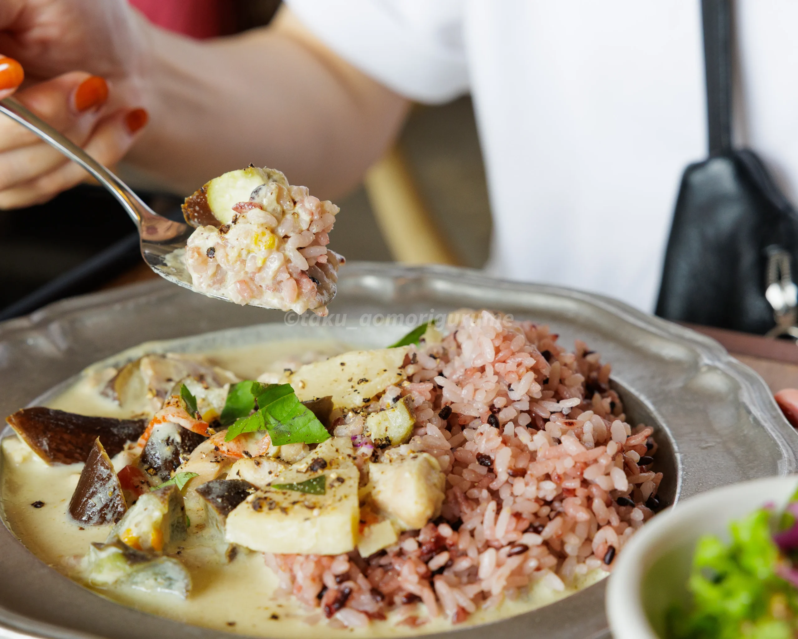 弘前市にあるcafe ROTTO(カフェロット)のグリーンcurry写真