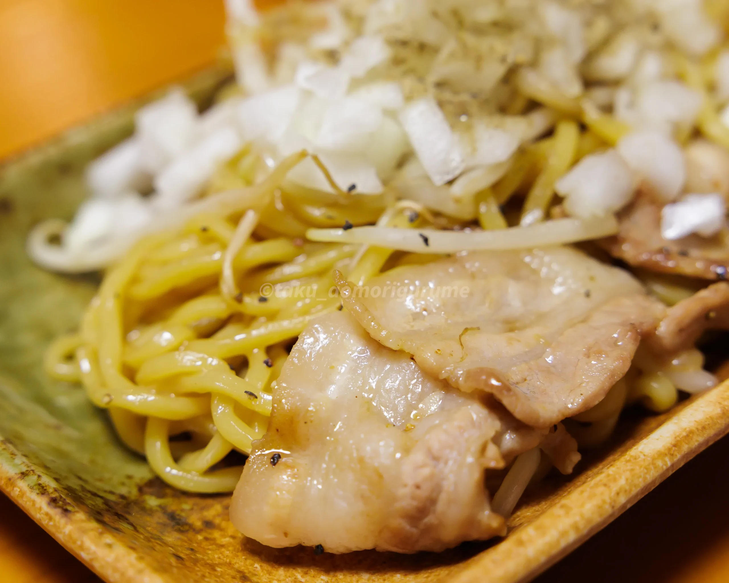 津軽のおかず もんどりこの煮干し焼きそば写真
