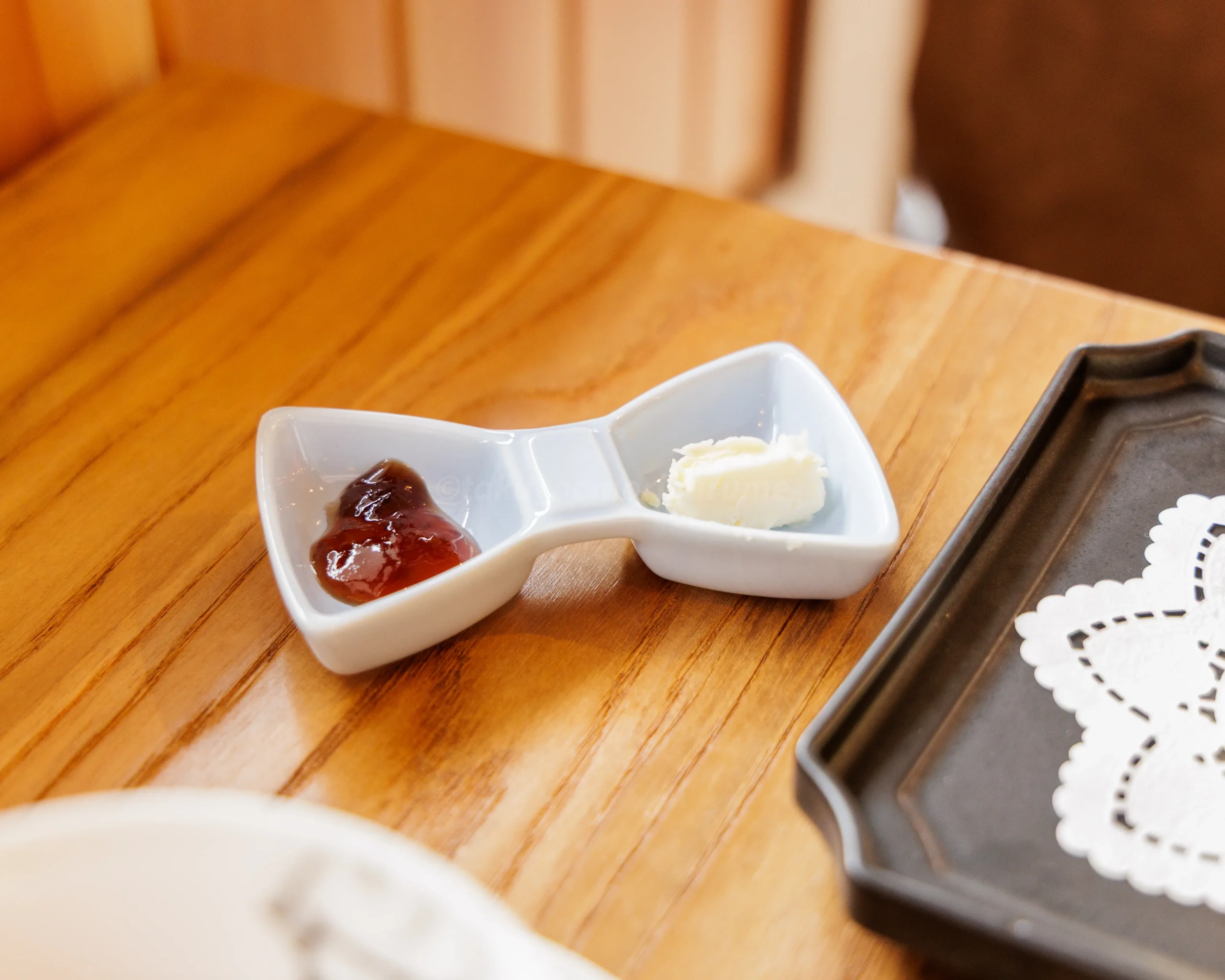 八戸市にある「Flow cafe」のスコーン写真