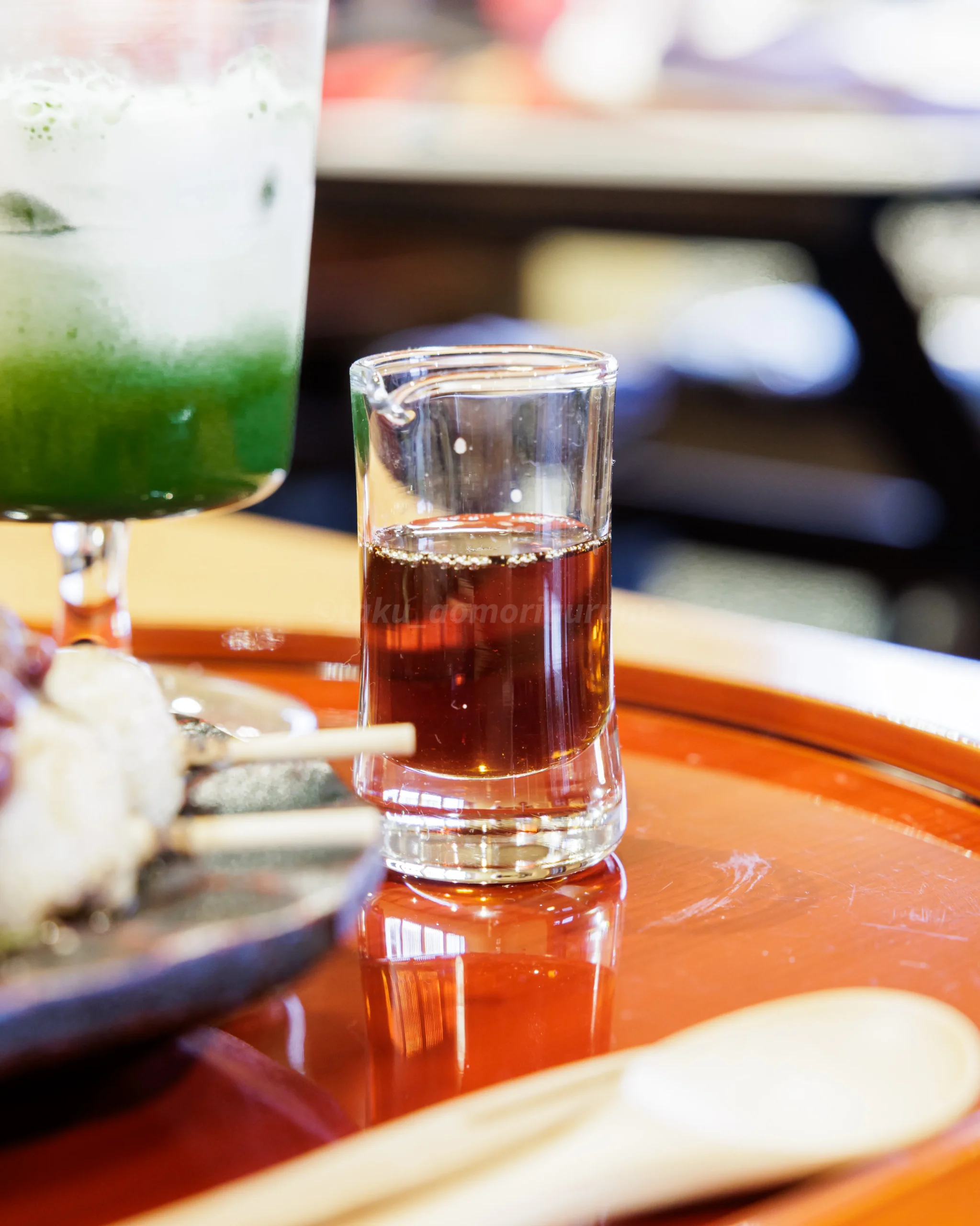 弘前市にある「ギャラリー芭蕉」のバニラアイスだんごドリンク付写真