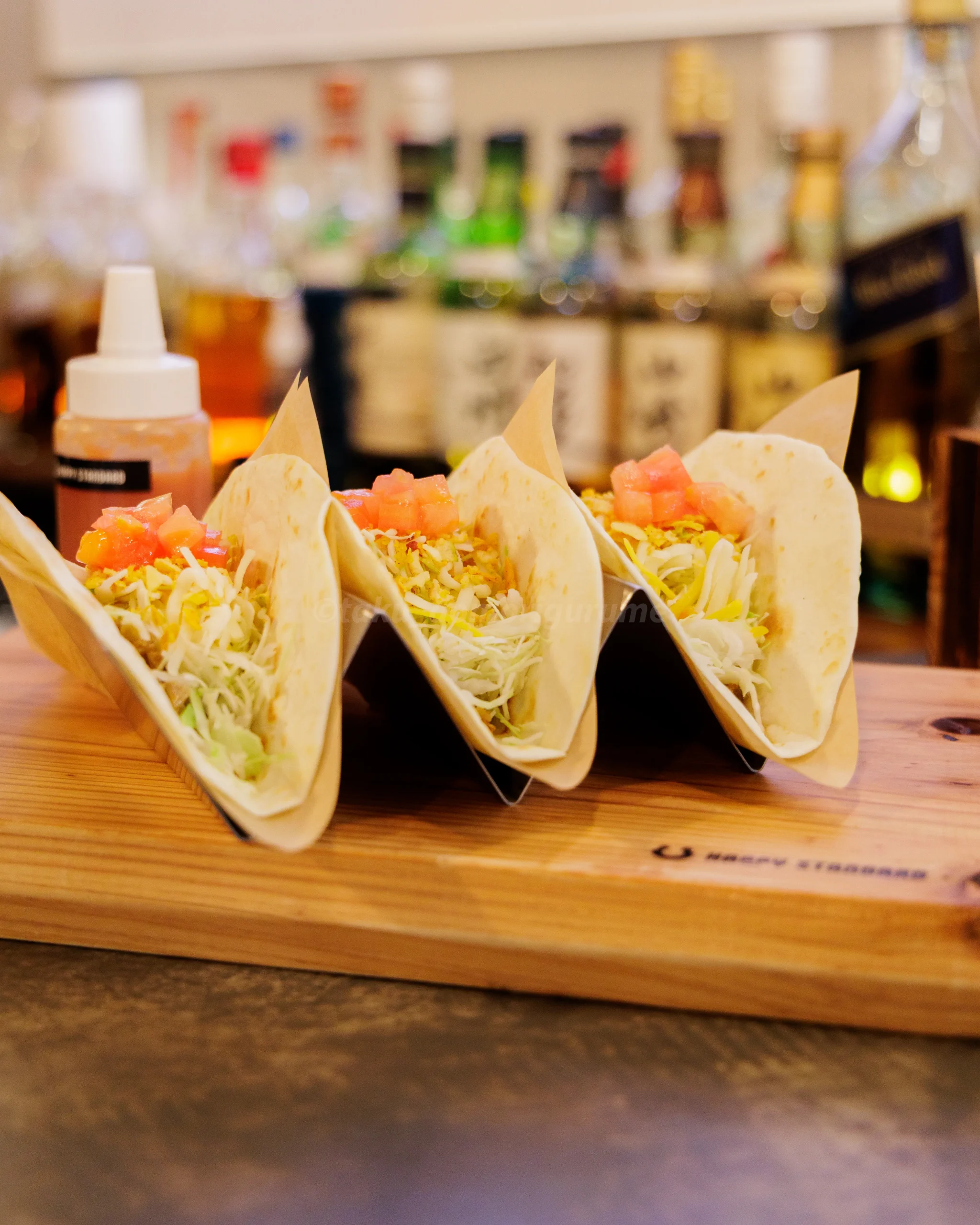 青森市にある「HAPPY STANDARD」のタコス写真