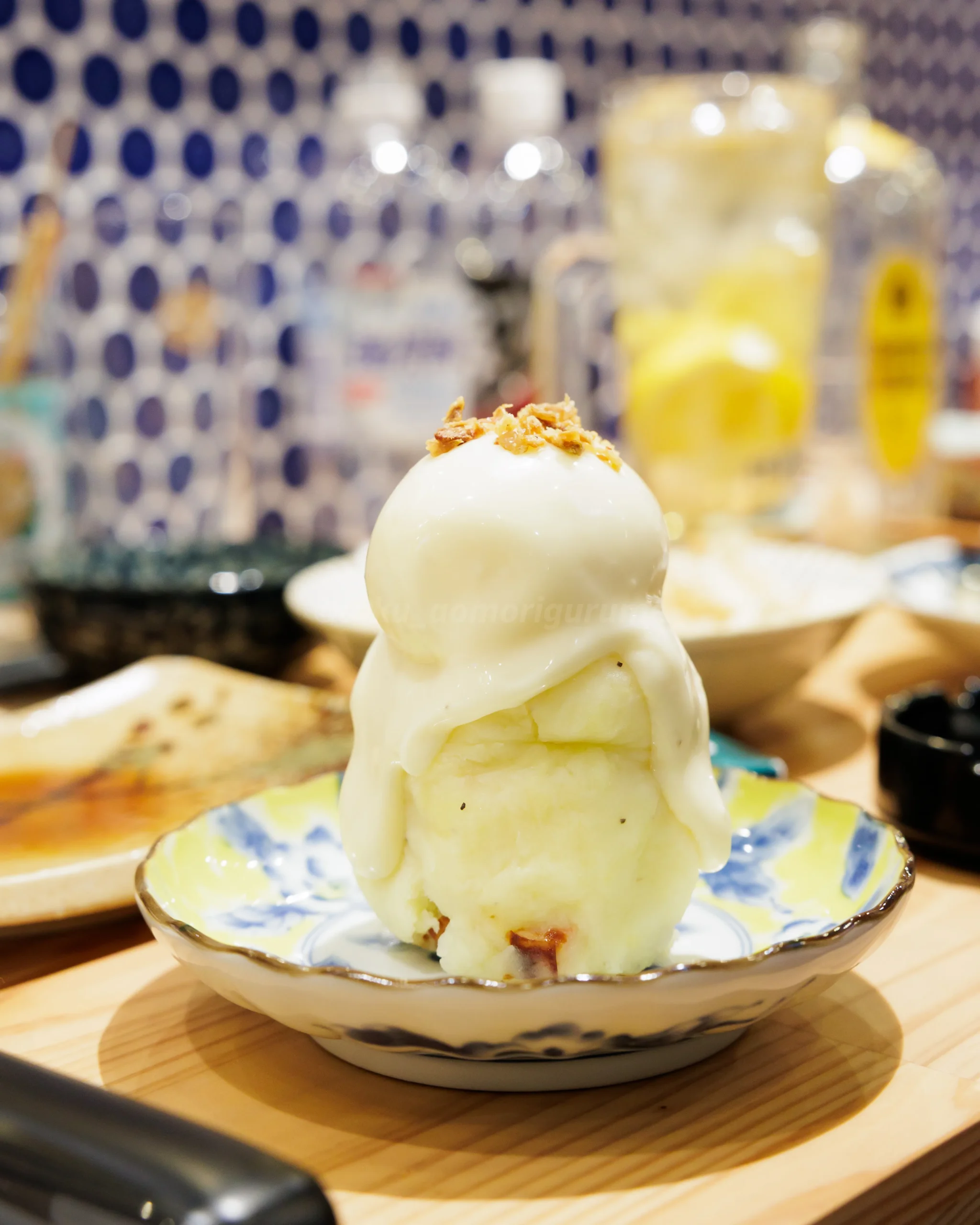 弘前市駅前に移転オープンした「カシワヤナオチャン」の日替わりポテサラ写真