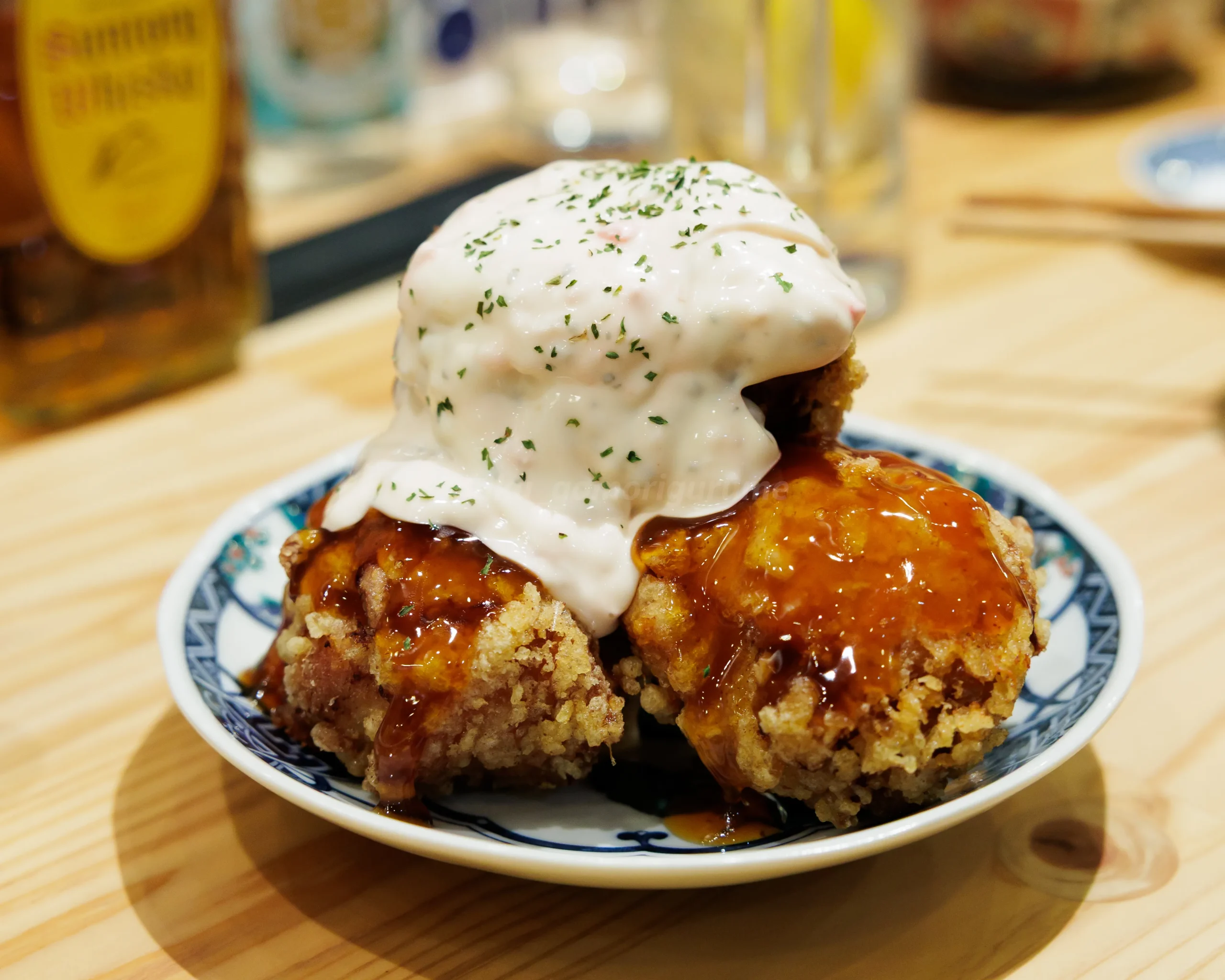 弘前市駅前に移転オープンした「カシワヤナオチャン」のチキン南蛮写真