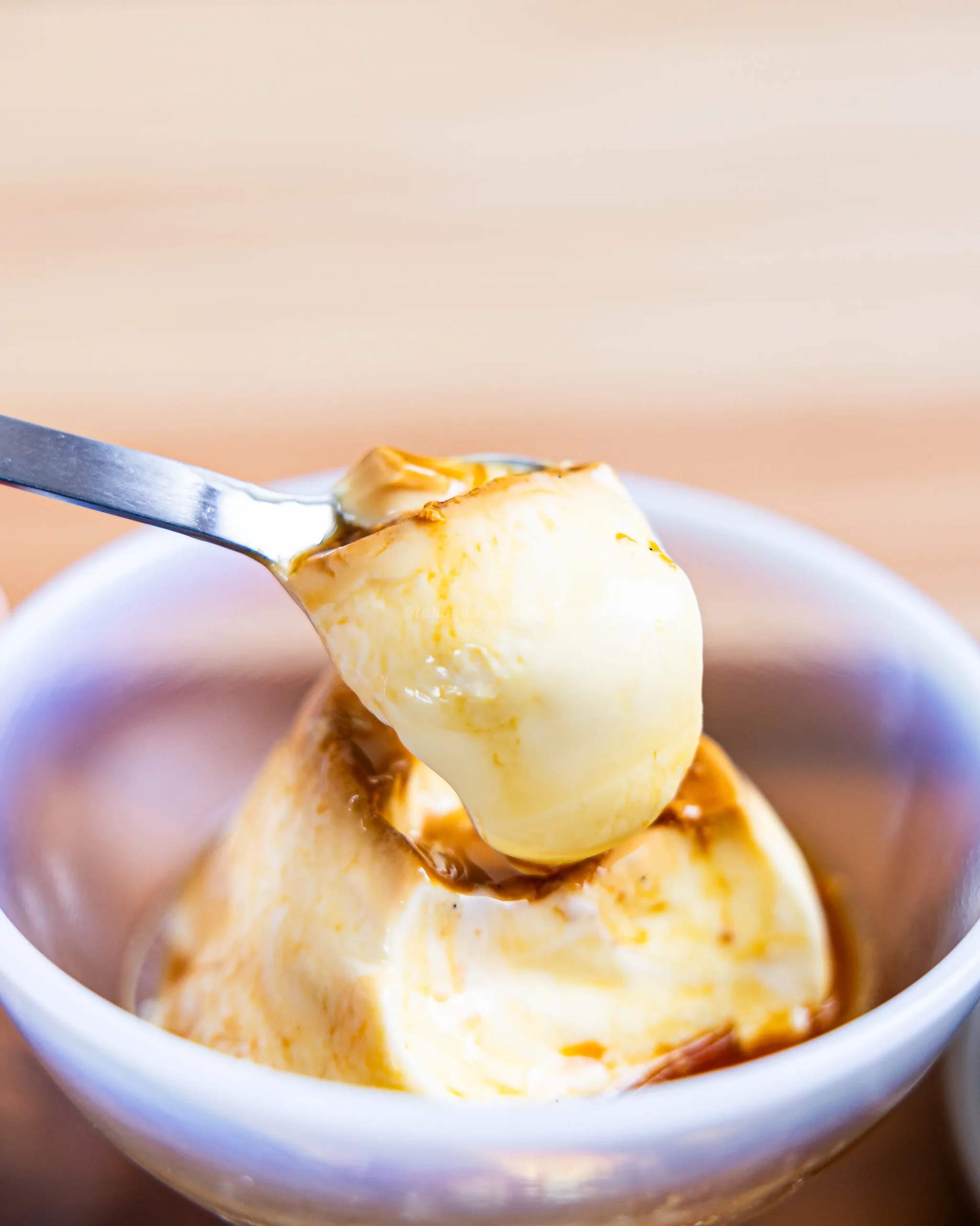 バニラビーンズ入りのRUUP/特製プリン